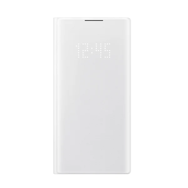 Samsung светодиодный смарт-чехол для телефона, чехол для samsung GALAXY Note 10 Note10 Plus, тонкий флип-чехол - Цвет: White