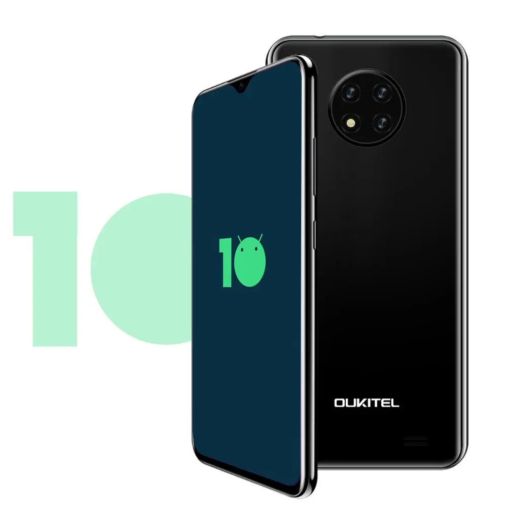 OUKITEL C19 6 49 ''HD + 2 Гб 16 Смартфон MTK6737 Ouad Core Android 10 0 мобильный телефон 4000 мАч TYPE