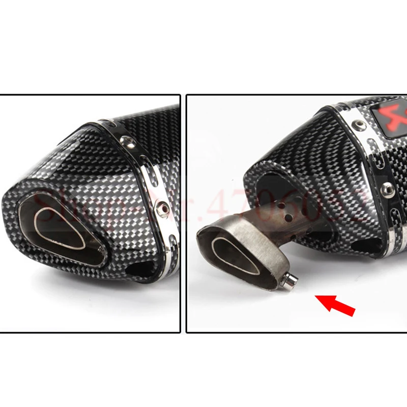 Akrapovic выхлопная мото rcycle escape moto для yamaha aerox 50 honda forza 125 suzuki gsx s1000 benelli trk502 yamaha yzf r125