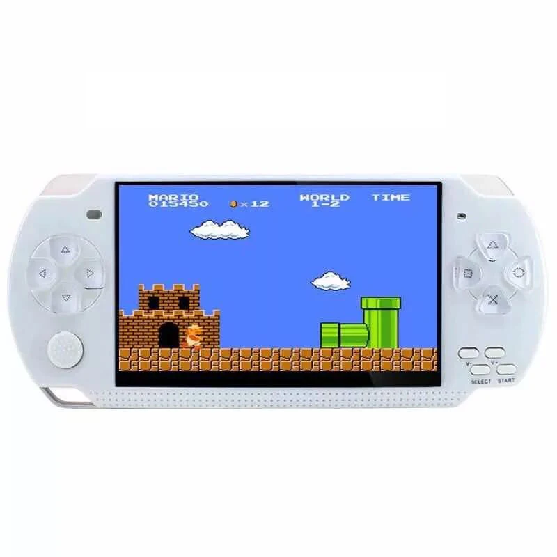 16 Bit 4.3 Inch Retro Handheld Game Console, 8GB Vintage Classic Games Machine, TF Card MP4/ 5 Player - Цвет: Белый