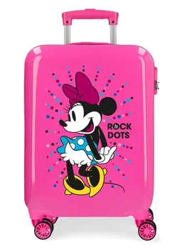 

Cabin Suitcase Minnie rigid 55cm Rock Dots Fuchsia