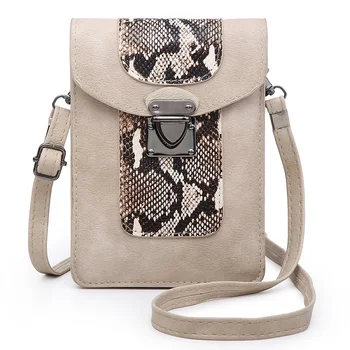 

Women's Bag 2020 New Single Shoulder Diagonal Mobile Phone Snake Pattern Multifunctional Female Bag Womans Bags Brand Designers