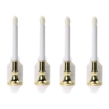 

4 Pack Flameless Candles Light Solar Powered Candle Light Window Wall Lamp Wall Lamp with Suction Cups,Decoration