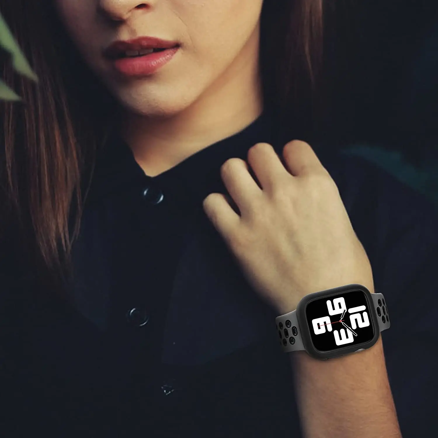 Cover for Apple Watch  45mm 41mm  44mm  40mm 42mm 38mm Shock-Proof Resist Bumper Protective Case for iWatch SE 7 6 5 4 3 2 1