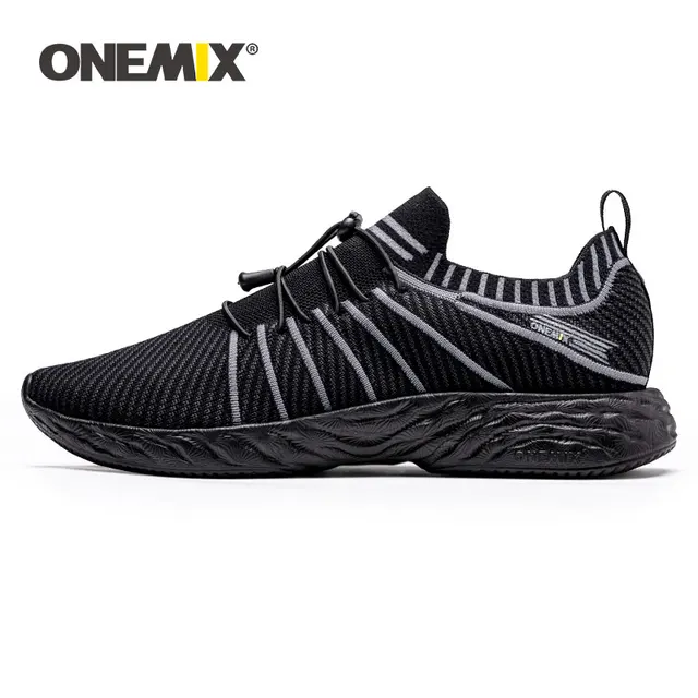 US $27.49 ONEMIX Men Running Shoes Breathable Air Knit Sneakers Unisex High Rebound Road Trainers Lightweight
