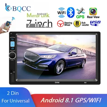 

2 din 7'' Android 8.1 MP5 Car Radio Multimedia Player Audio Bluetooth WIFI USB FM GPS for Universal Auto Stero