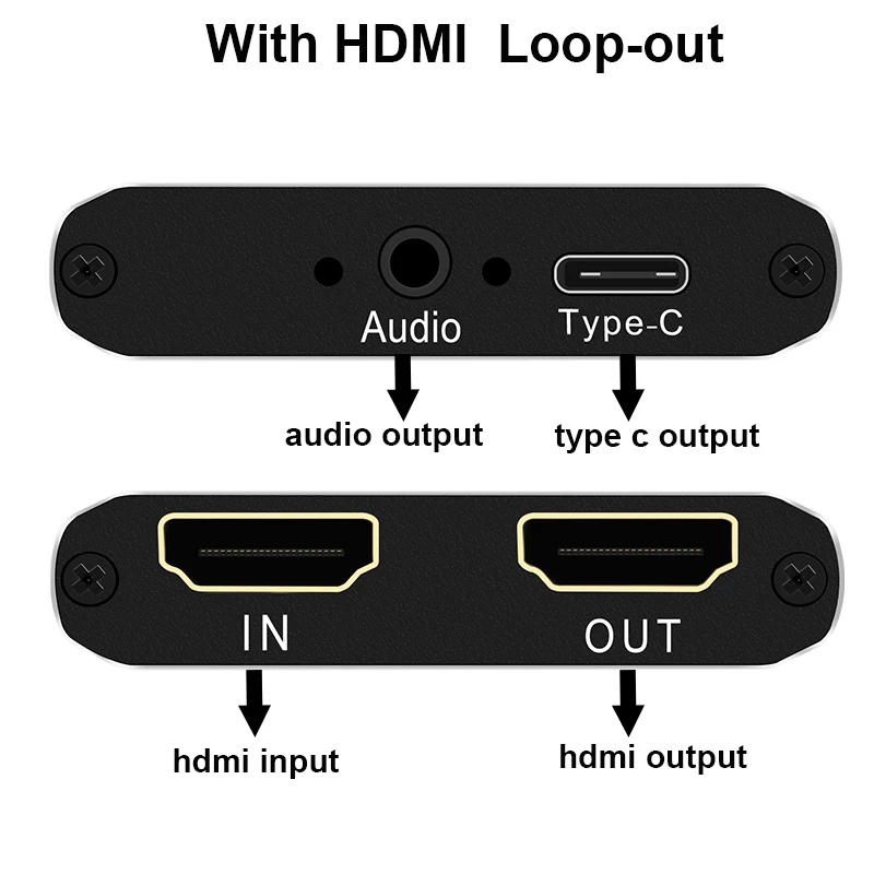 30 кадров HD видео захвата карты 1080p игра без драйвера портативный HDMI к USB tyepe c