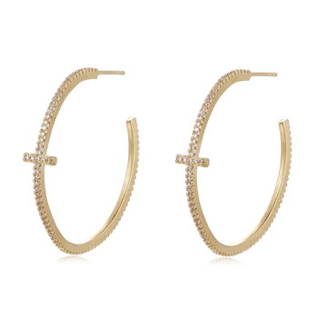 

Fahmi 2020 New Popular 100% 925 Sterling Silver Gold Earrings1-13 High Quality Original Jewellery For Women Party Wedding Gift