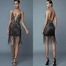 Сексуальное короткое платье с открытой спиной, роскошное платье для выпускного вечера с вышивкой бисером, коктейльные платья, вечернее платье со стразами