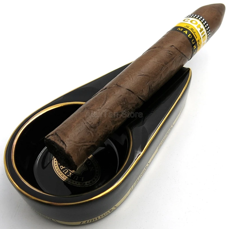COHIBA Элегантный мини 1 держатель для курения Металлическая Пепельница карманная сигарета пепельница для путешествий и офиса пепельница для сигар