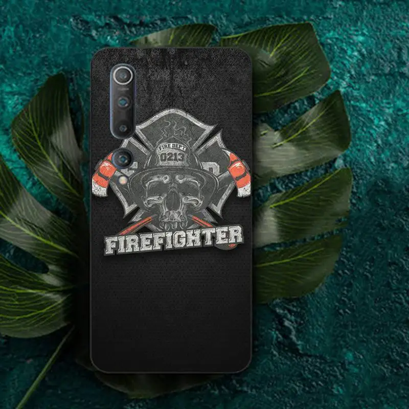 TOPLBPCS Firefighter Heroes Fireman Phone Case for RedMi note 7 8 9 6 5 4 X pro 8T 5A xiaomi leather case cover