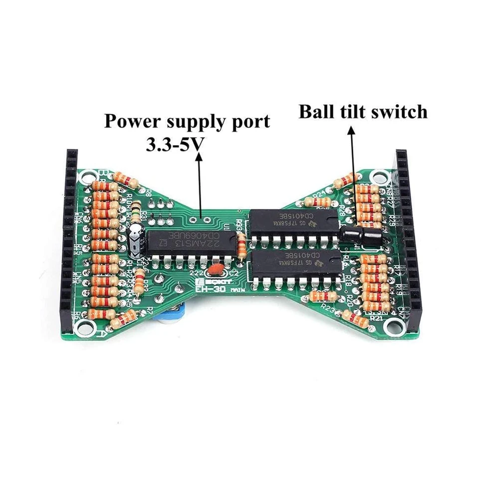 Kit Di Saldatura LED Tris - Gioco Elettronico Per 2 Giocatori - Educativo E Sfidante - Per Hobbisti E Studenti - 3