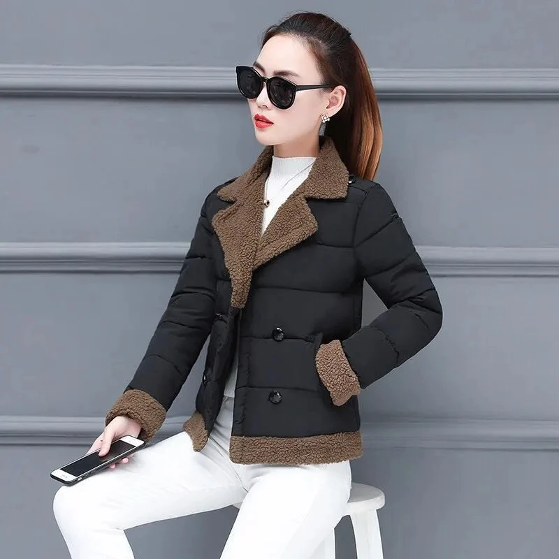 Female Padded Jacket 2023 Women New Short Down Down Padded Jacket Women's Winter Coat Tide Winter All-match Small Padded Jacket