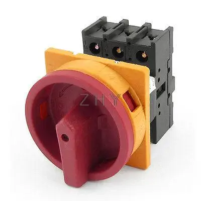 

Locking 6 Terminals ON/OFF Cam Combination Changeover Switch AC 380V 25A