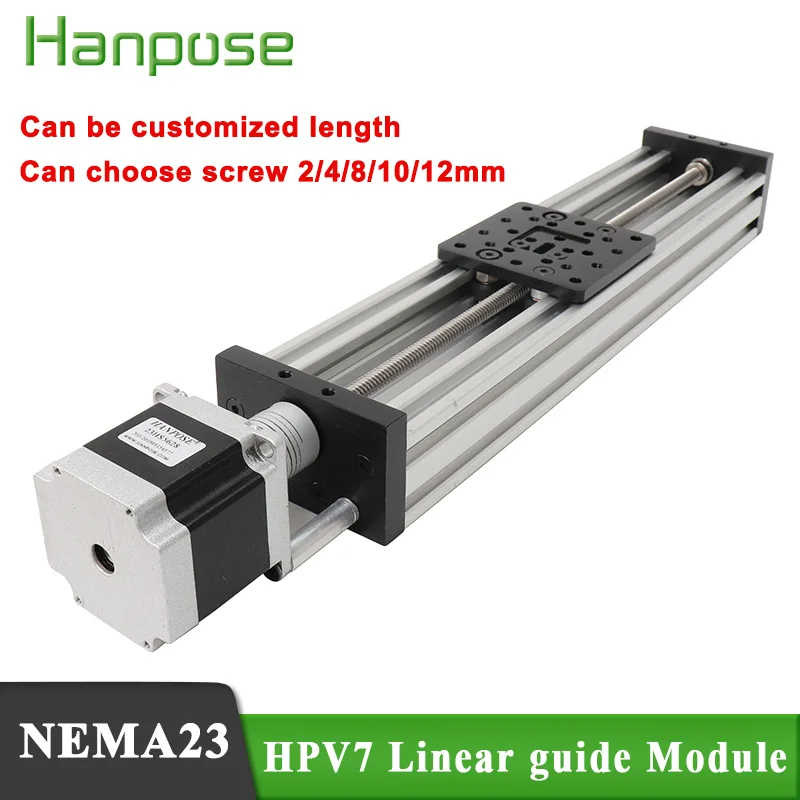HPV7 Openbuilds C Beam линейный актуатор Z axis t8 шаг винта 2/4/8/12/14 мм NEMA23 шаговый двигатель для 3D принтера