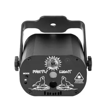 

60 Patterns RGB Stage Lights Voice Control Music Led Disco Light Party Show Laser Projector Effect Lamp with Controller