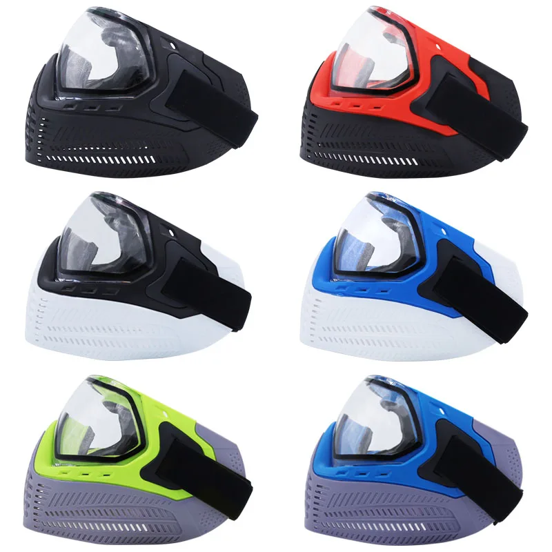 新款双色胶面罩