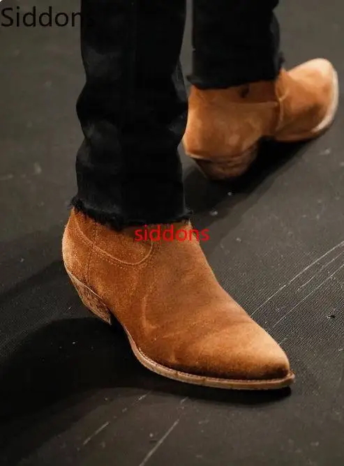 Winter Ankle Boots Men Shoes with Fur Warm Vintage Classic Male Casual Motorcycle Boot Zapatos De Hombre Fashion Shoes Men D91