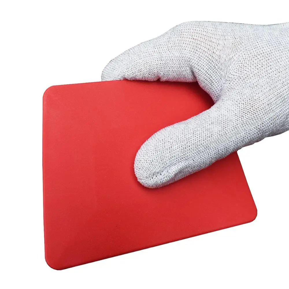 Black Trapezoid Squeegee 5pcs For Installing Car Film Professional Automotive Tool Soft Scraper Window Tint Tools A49