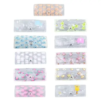 

Cartoon Cute Travel Women Transparent PVC Eye Glasses Bag Case Protection Carry Box M6CC