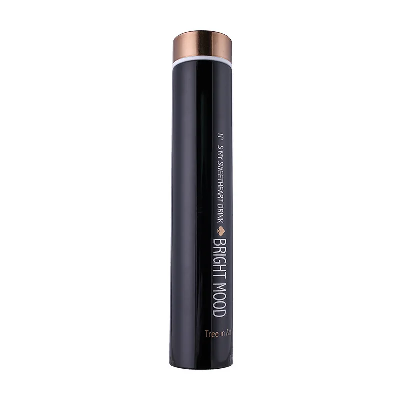 stainless steel tumbler insulated cup coffee thermo cup thermos water bottle tumblers bottle hot kids thermos - Цвет: black