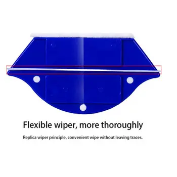 

Magnetic Window Cleaner Wiper Double Side Magnetic Glass Brush Washing Tool