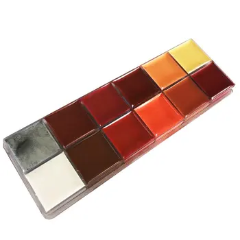 

12 Colors/SET Halloween Makeup Cream Cosplay Special Effects Vampire False Scars Wound Skin Tattoo Face Body Paint