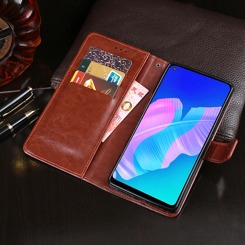 Чехол для Huawei Y5P чехол Y6P кожаный книжка с бумажником телефона Y7P Y8P чехлы