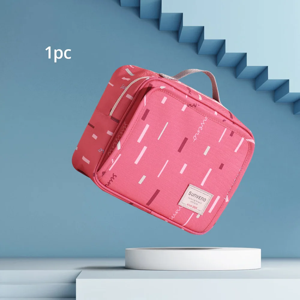 Stripe pink 1pc Sunveno Сумка Для Подгузников Сумка Для Мамы Детские Сумки Для Пеленок Маленькая Сумка Для Хранения - Цвет: Stripe pink 1pc