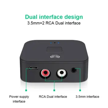 

High Quality B11 5.0 Bluetooth Music Receiver NFC Car Bluetooth Speaker Adapter Audio Receiving Transmitter