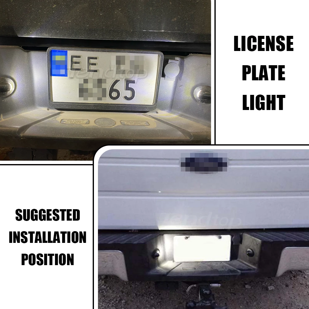  F150 F-250 F-350 F-450 F-550   ͽ÷η ̼ ȣ , T10 LED W5W 12V, 1 