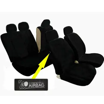 

COPRISEDILI UNIVERSALI PER AUTO FODERE ADATTABILI ZIP AIRBAG LATERALE NERO
