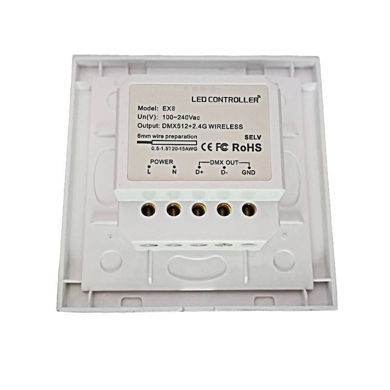 Новый светодиодный регулятор полосы RGBW 110 В 220 в 2 4 ГГц RF беспроводной DMX