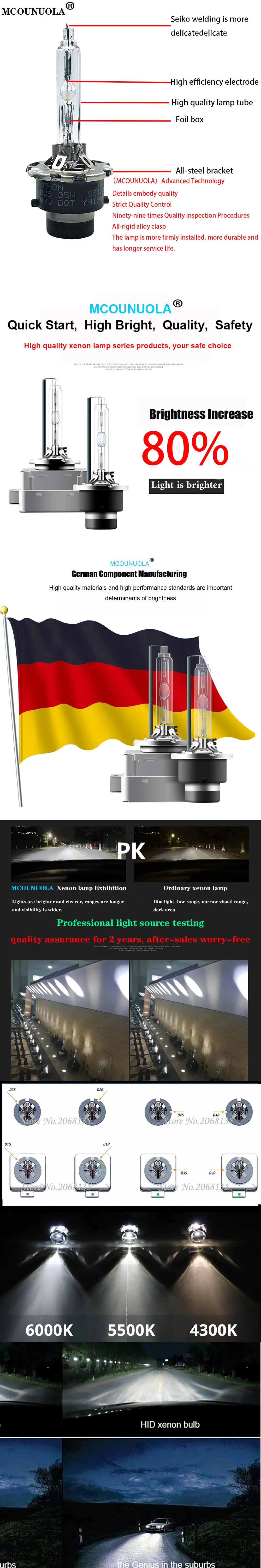 Hid para Farol de Carro 5500k para Volvo Lâmpada Peças D2s D3s D4s D4r S80 S60 Xc90 Carregador Lad5gl Xenon V70 Xc70 Chysler 300 2 D1s D2r 3 peças, d1s, d2r, d2s, d3s, d4s, d4r,