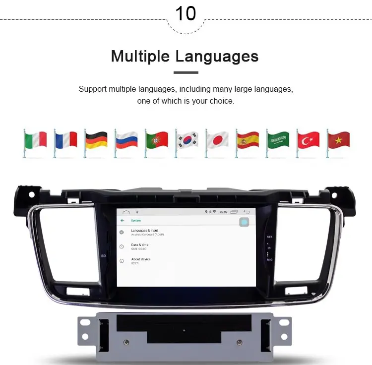 Top JDASTON Android 9.0 Car DVD Player For PEUGEOT 508 Stereo GPS Navigation multimedia Player 1 Din Car Radio Steer Wheel Control 10