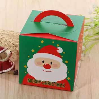 

Merry Christmas gift boxes with handle, Apple box,Biscuit Boxes 30pcs/lot