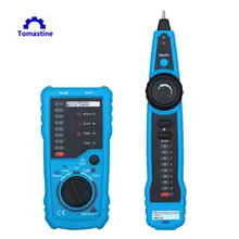 Tomastine FWT11 телефонный провод трекер тонер Ethernet LAN Сетевой кабель тестер детектор линия искатель для электрика