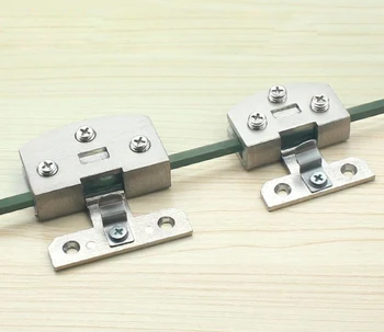 

Steel Glass hinge clamp board arcylic door Piano Plexiglass hinge show exhibition Cake box cupboard electronic jewel advertise