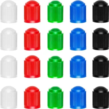 

Multicolored Tire Vlave Caps Waterproof Plastic Covers For Cars Automobiles Bilkes Motorcycles Trucks Drivers Easy Installation