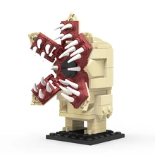 

MOC Monster Series Stranger Things Demogorgon Brickheadz Building Blocks Kit Cartoon Character Idea Toys For Children Boys Gifts