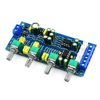 

KYYSLB DC12~25V Amplifier Preamp Board Single Power Supply Version HIFI Enthusiast Grade NE5532 Tone Board NE5532 Preamp Board