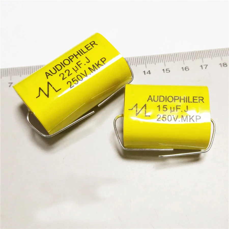 

2pcs 3.3uF-47uF 250V Car Audio Speaker Frequency Divider Crossover Polypropylene Film Non-Polarity Capacitor