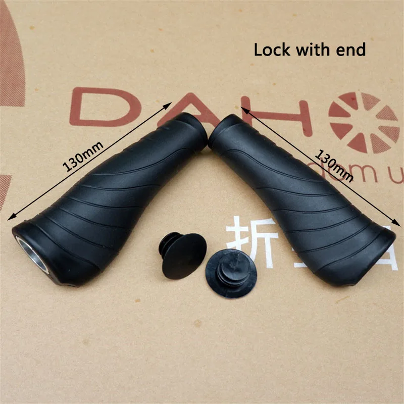 Bicycle Handlebar Grips Bicycle Accessories Bike Handlebar Cover For Dahon P8 Original Handlebar Folding Bicycle Mountain Bike D8 D18 Lockable Handlegrip