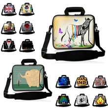 Capa Para портфель для ноутбука 1" 12" 1" 14 15 17" для ноутбука Chromebook портфель на плечо из неопрена водонепроницаемая сумка