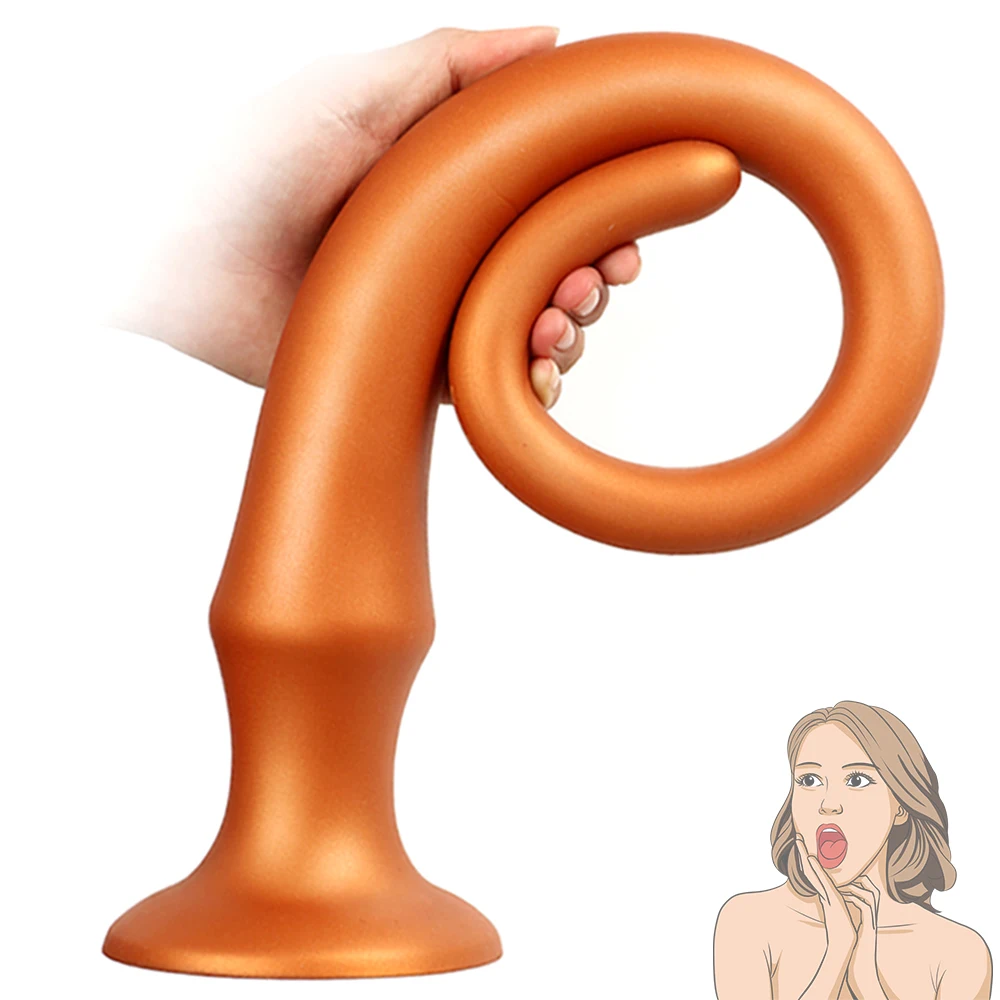 Golden Super Huge Anal Plug Powerful Suction Cup Liquid Silicone Butt Prostate Massager Dildo G-Spot Stimulator Sex Toys | Красота и