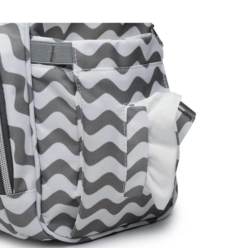 Hajie Sac À Dos Avec Motif Vague De L'Océan Pour , Grande Capacité, Sac