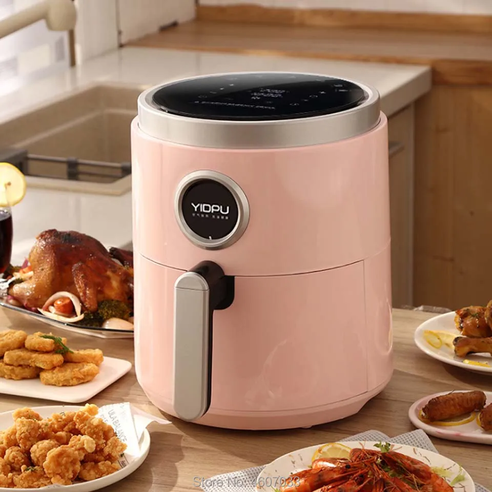 5L air fryer large capacity Oil-free  Intelligent Automatic Electric potato chipper household multi-functional Oven no smoke Oil air fryer oil free intelligent automatic electric potato chipper household multi functional oven no smoke oil