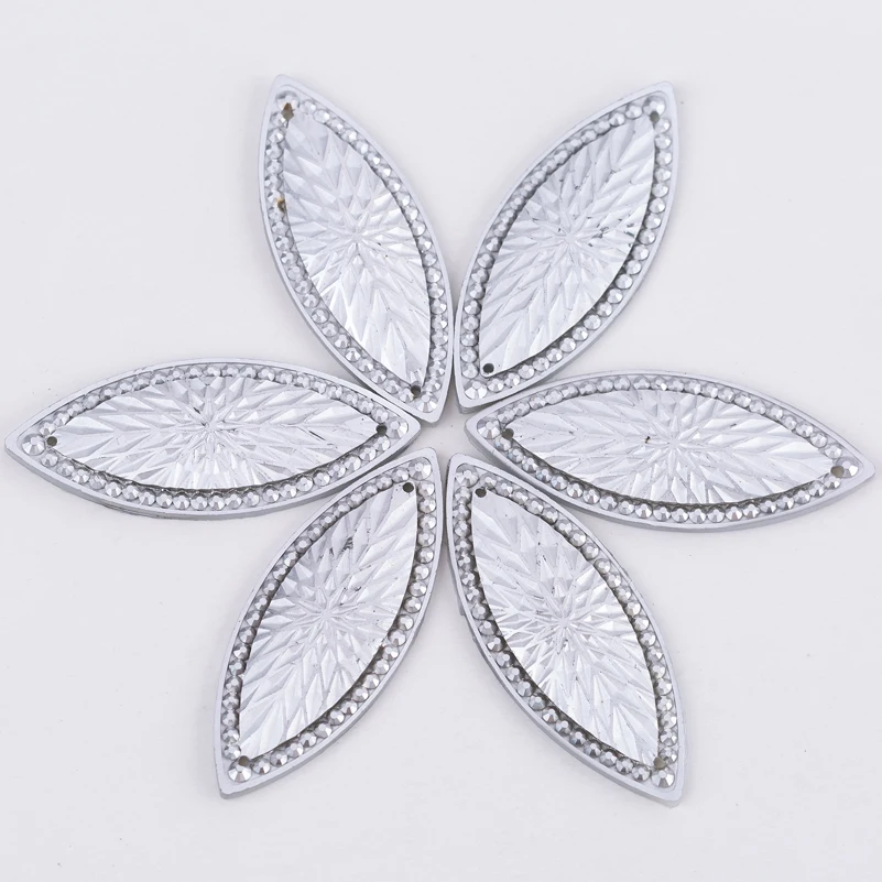 Драгоценные камни Taidian Scale Design Marquise из смолы для натуральных бусин акриловый