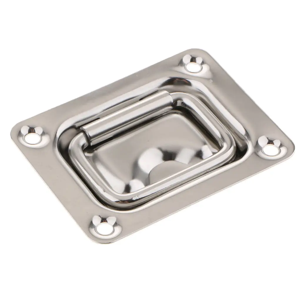 Морская Лодка встраиваемый люк Вытяжная ручка шкафчик в морском стиле Flush Lift Ring 304