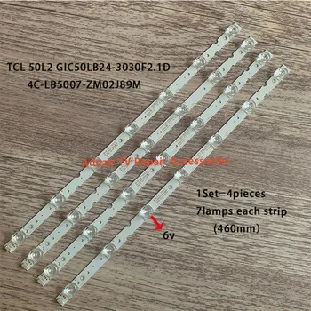 

The original is suitable for TCL 50L2 lamp GIC50LB24-3030F2.1D one set of 4 7 lights single 6V long 46CM wick distance 6.9CM
